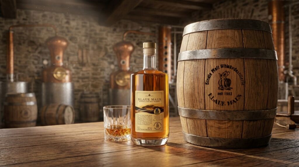 Single Malt Whisky Blaue Maus Header