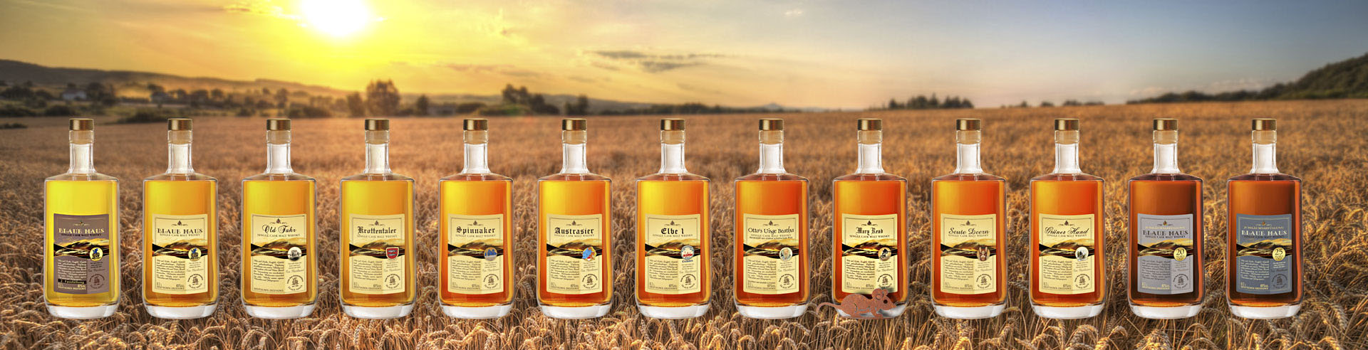 Übersicht Whiskys Blaue Maus