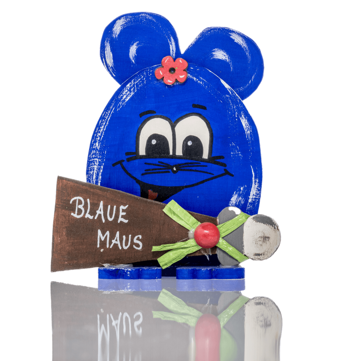 Blaue Maus Aufsteller