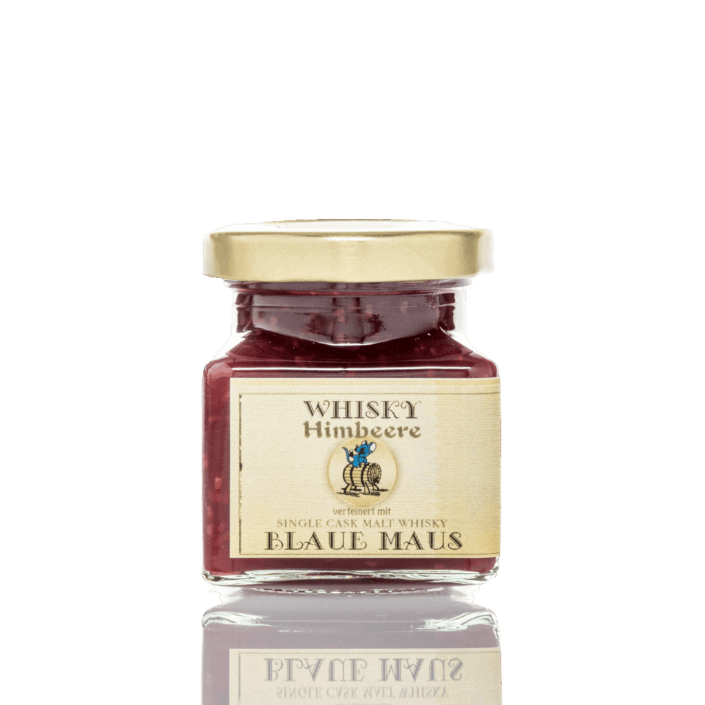 Blaue Maus Whisky Himbeer Marmelade