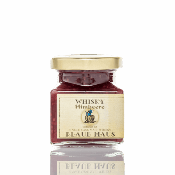 Blaue Maus Whisky Himbeer Marmelade